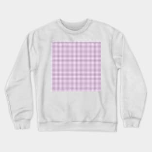 Lilac Gingham Check Crewneck Sweatshirt